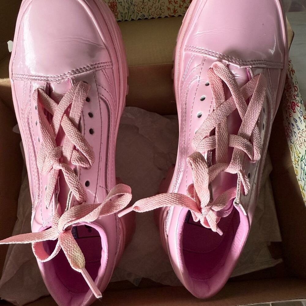 Vans Shiny Pink Collina Strada x Vans Collaboration sz 9 - Picture 8 of 16
